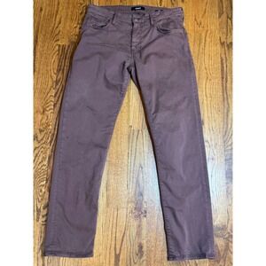 Mavi Zach Straight Leg Pants Mens 34x32 Dusty Plum Purple Muted Burgundy Pants